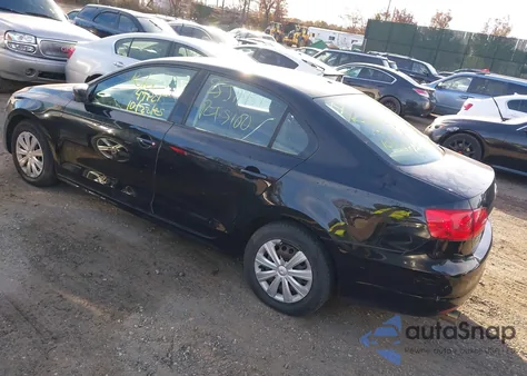 2012 Volkswagen Jetta 2.0L S из США, поврежденный, VIN 3VW1K7AJ3CM321012